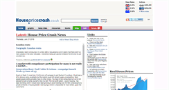 Desktop Screenshot of housepricecrash.co.uk